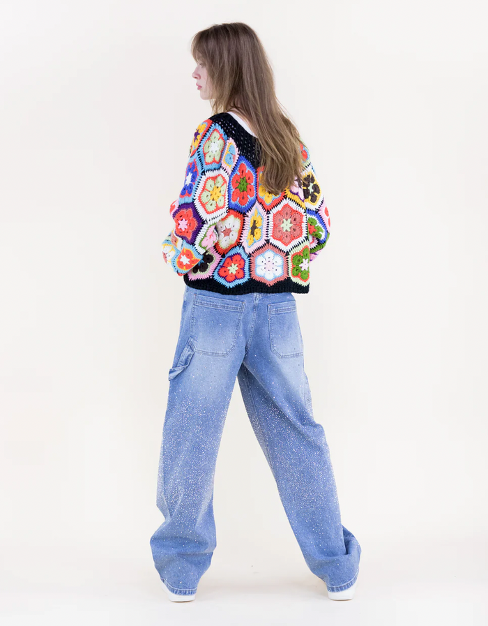 Flowerchild Chunky Knit Sweater