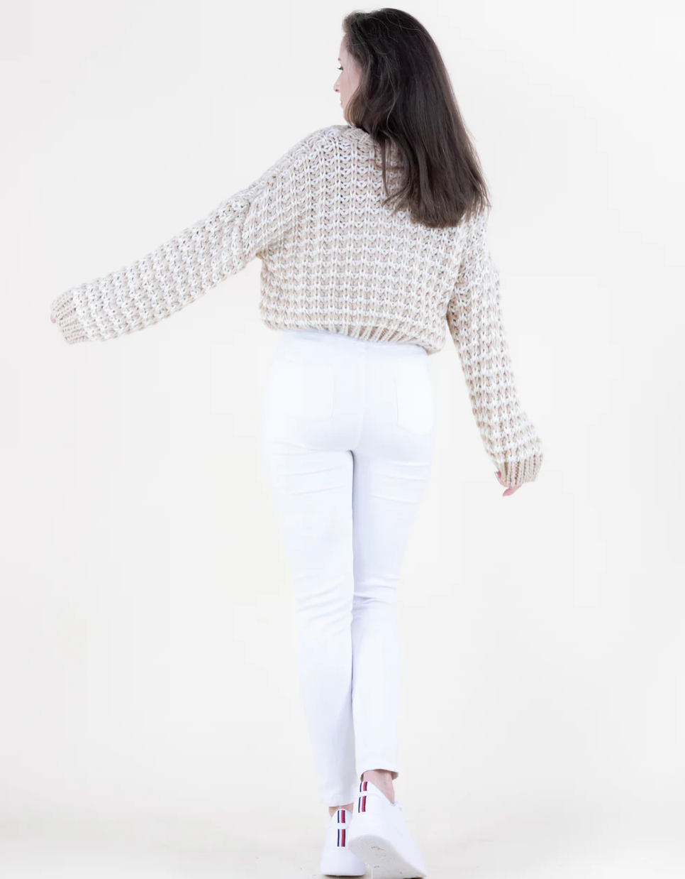 Chunky Knit Cropped Cardigan