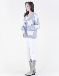Oversized Star Cardigan