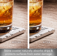 I Know Everything Single Absorbent Tumbled Tile Coaster