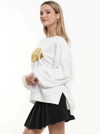 Football Sequin Sweatshirt