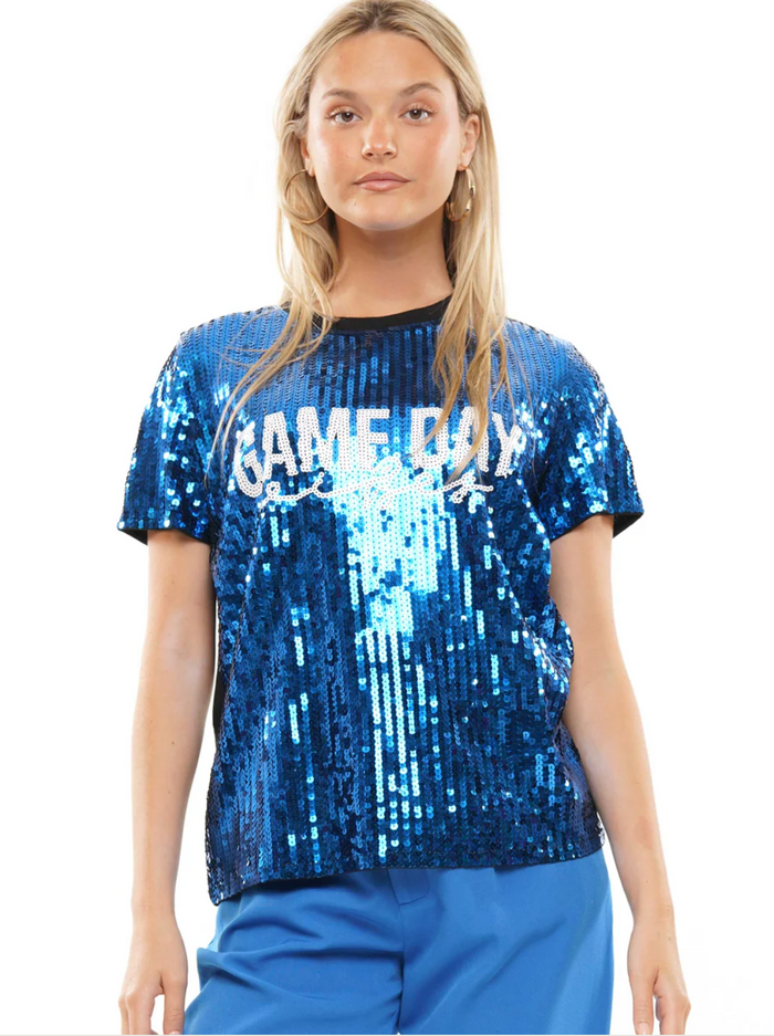 Gameday Vibes sequin Top