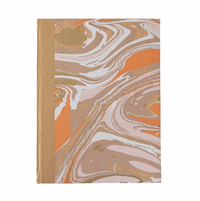 Marbled Paper & Cardboard Hard Cover NotebooK