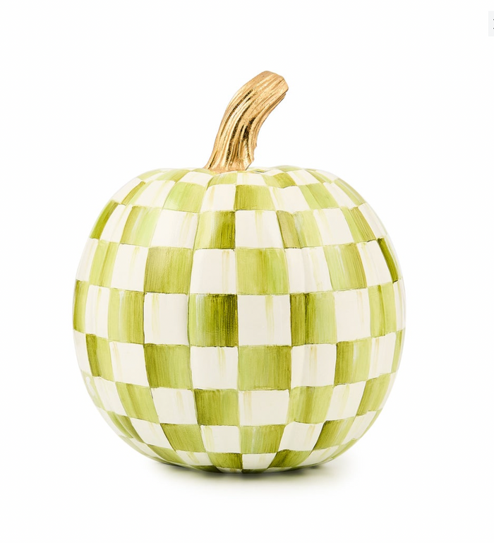 Moss Check Small Pumpkin