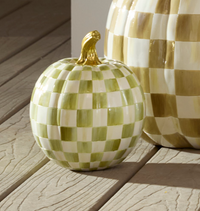 Moss Check Small Pumpkin
