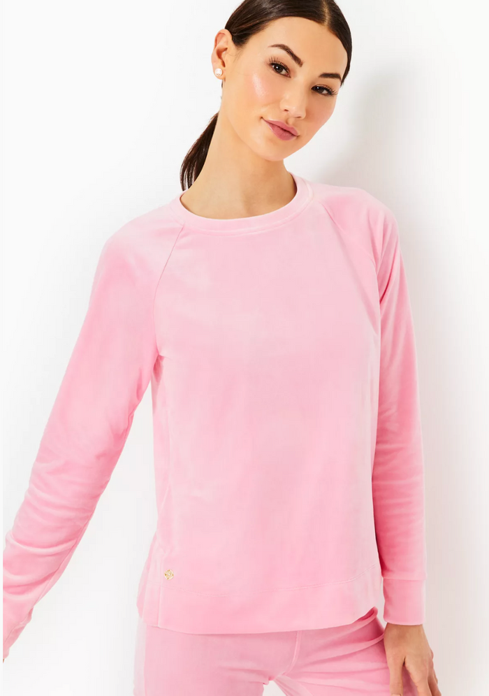Ciana Velour Top