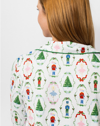 Nutcracker Waltz L/S Button Up Sleep Shirt