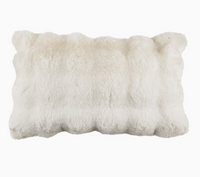 Cozy Bubble Faux Fur Pillow