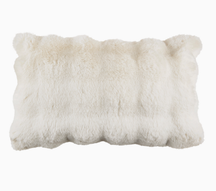 Cozy Bubble Faux Fur Pillow