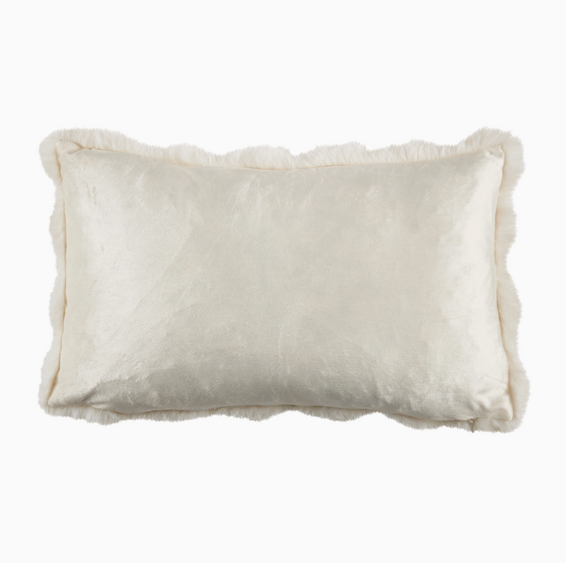 Cozy Bubble Faux Fur Pillow