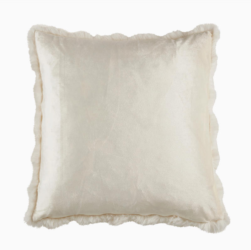 Cozy Bubble Faux Fur Pillow