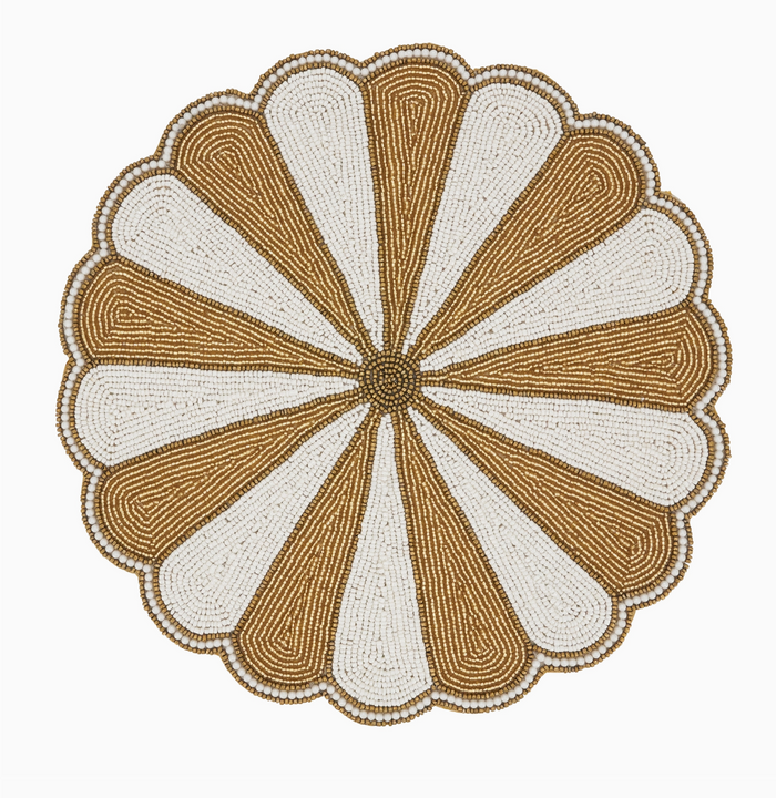 Beaded Pinwheel Placemat