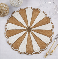 Beaded Pinwheel Placemat