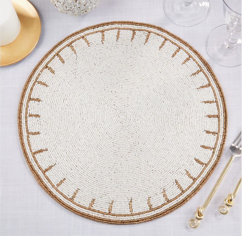 Timeless Glamour Beaded Placemat