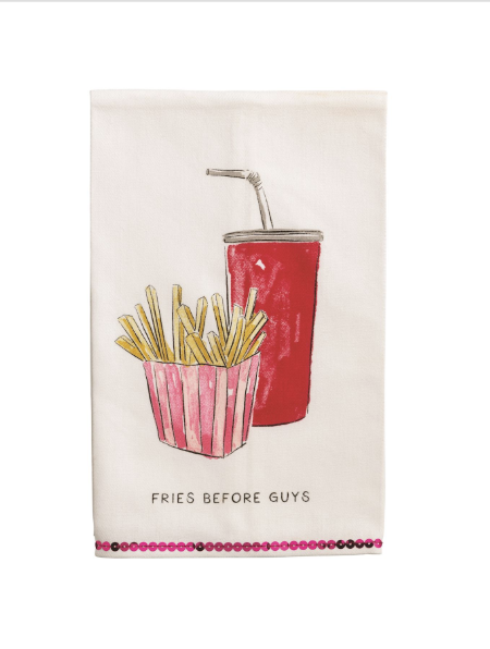 Fries Sequin Towel