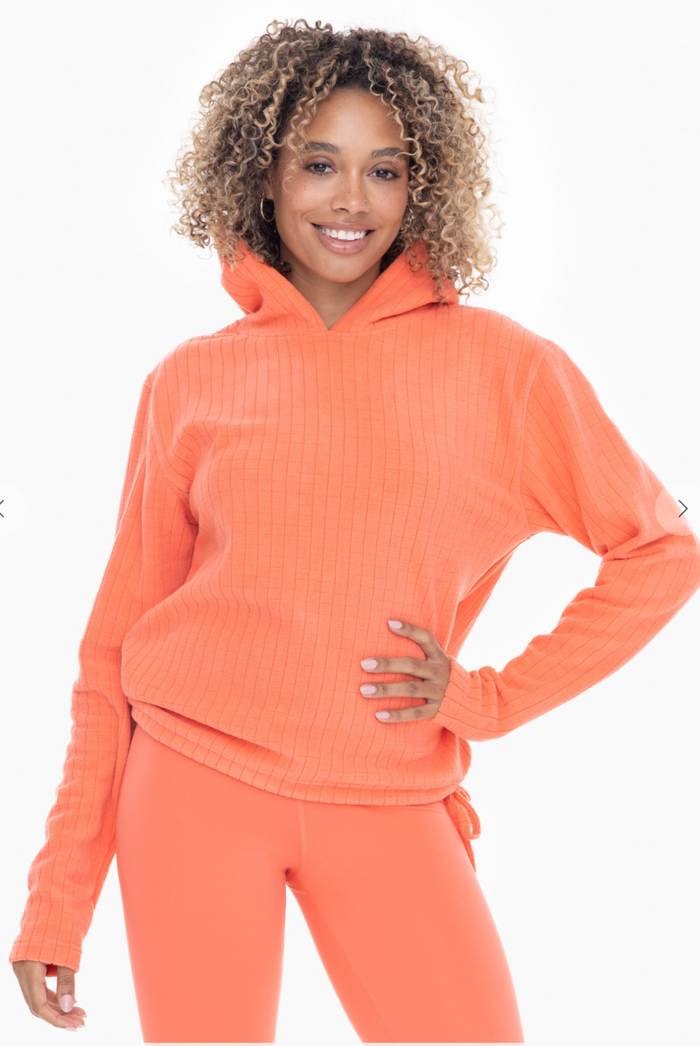 Brushed Burnout Fleece Hoodie