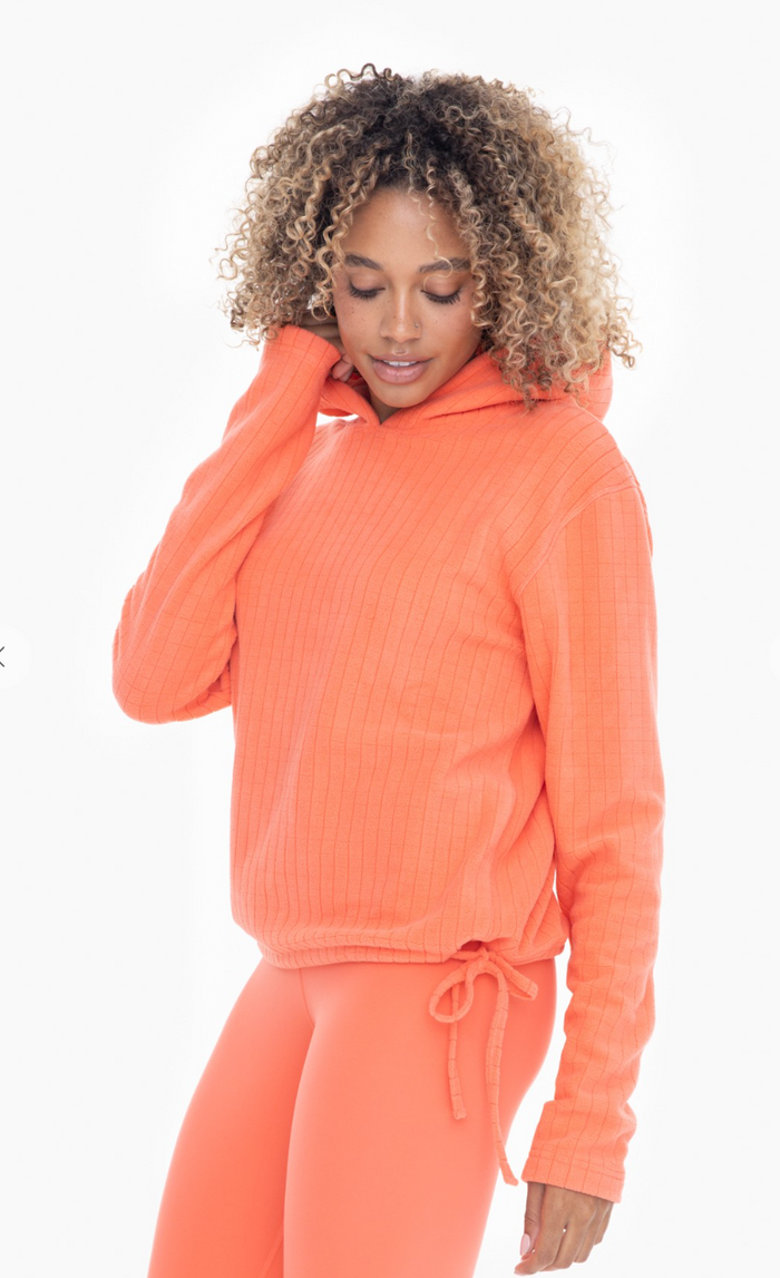 Brushed Burnout Fleece Hoodie