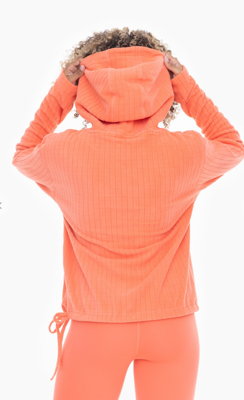 Brushed Burnout Fleece Hoodie