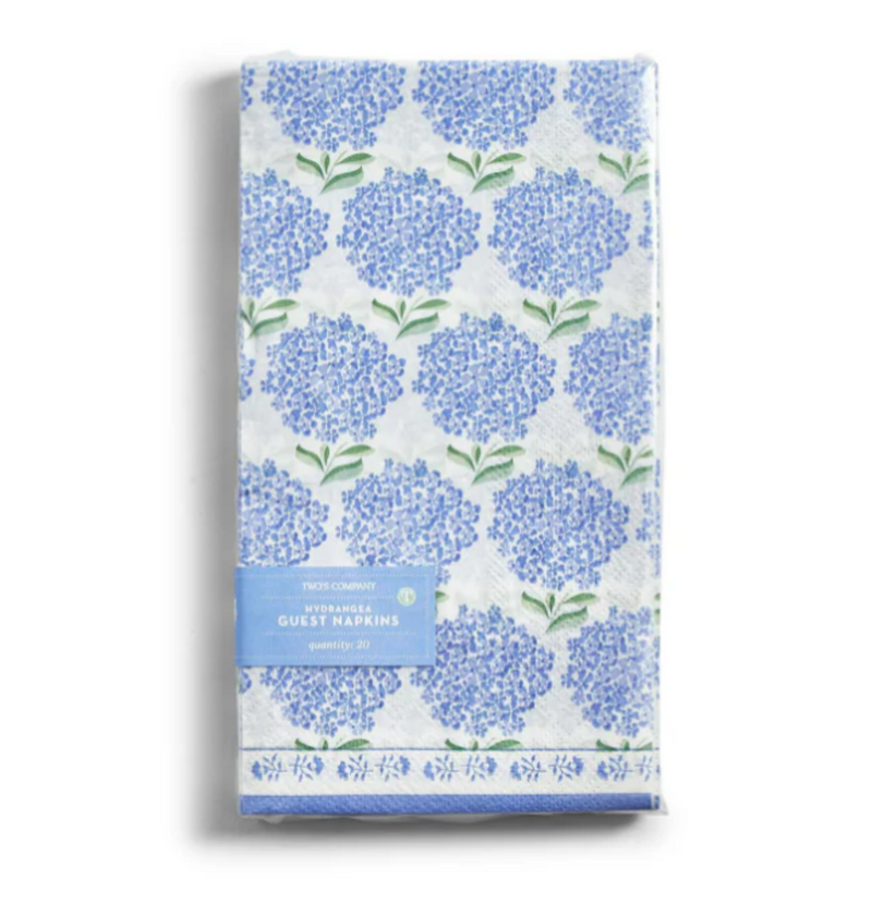 Hydrangea 3-Ply Paper Dinner Napkin