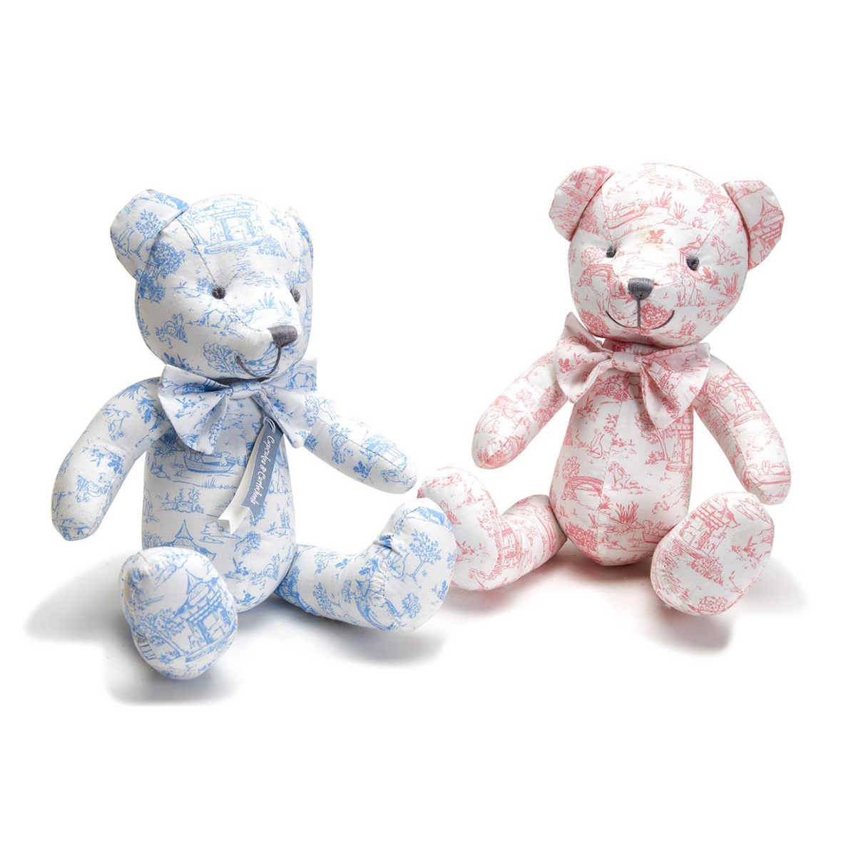Animal Toile Stuffed Teddy Bear