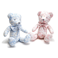 Animal Toile Stuffed Teddy Bear