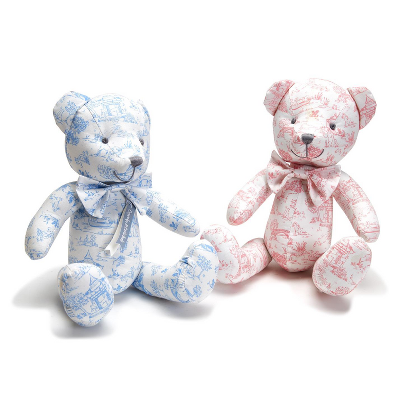 Animal Toile Stuffed Teddy Bear