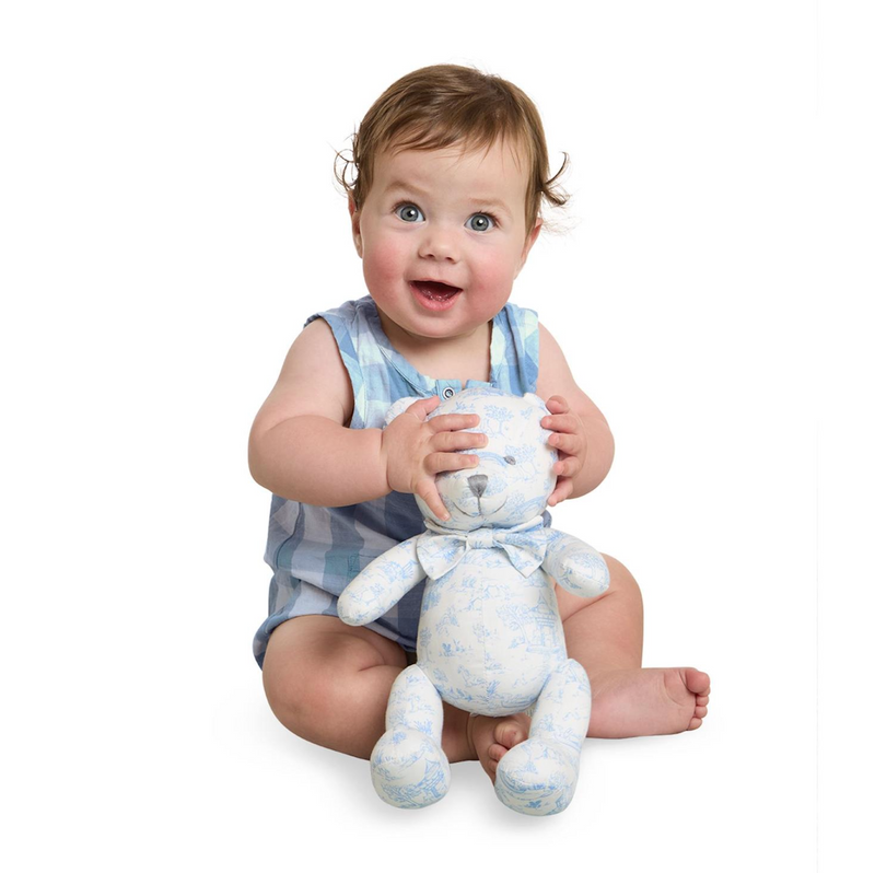 Animal Toile Stuffed Teddy Bear