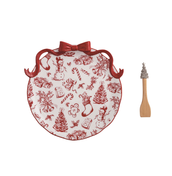 Bow Cookie Plate