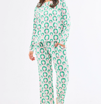 Rosy Wreaths Annie Pant Set