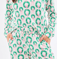 Rosy Wreaths Annie Pant Set