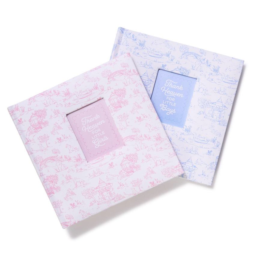 Thank Heaven Animal Toile Fabric Cover Photo Album