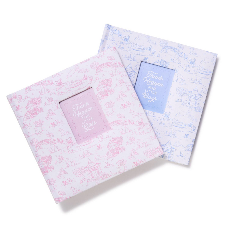 Thank Heaven Animal Toile Fabric Cover Photo Album