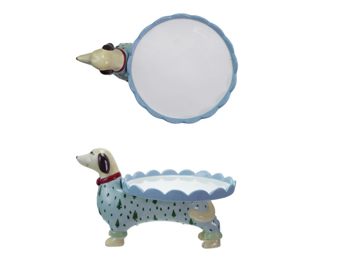 Cake Stand with Dachshund Base