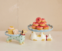 Cake Stand with Dachshund Base