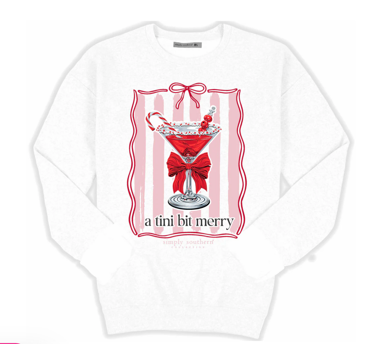 A Tini Bit Merry Crewneck Pullover