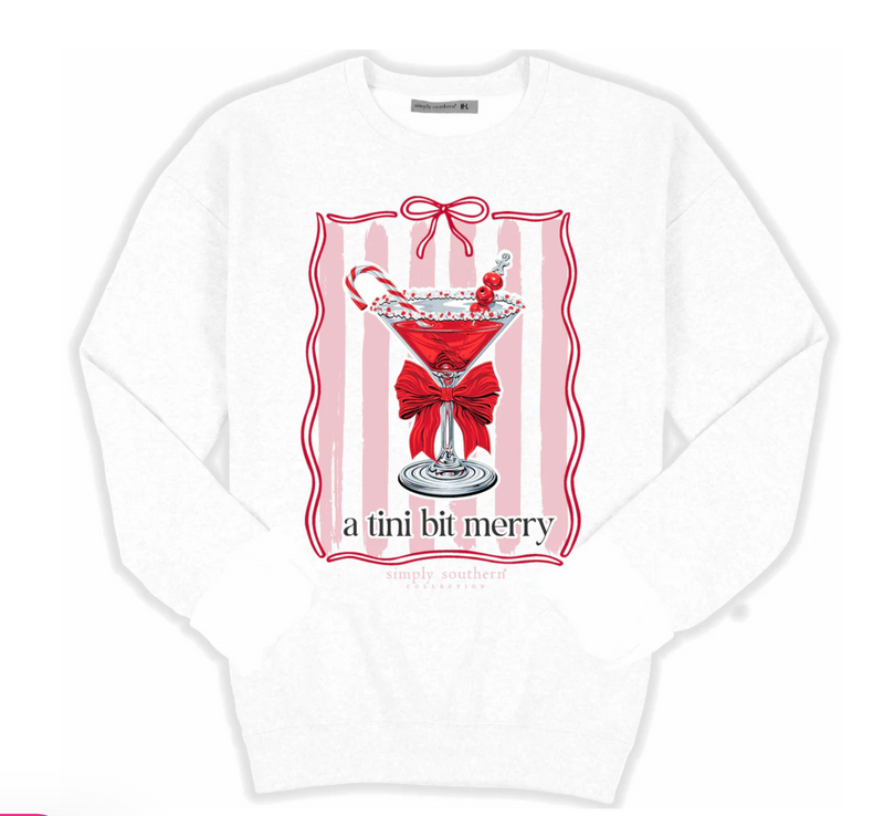 A Tini Bit Merry Crewneck Pullover
