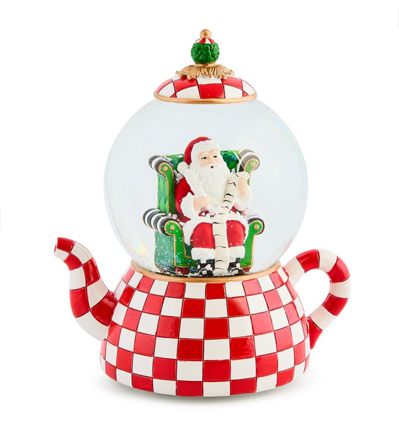Check It Out Teapot Snow Globe