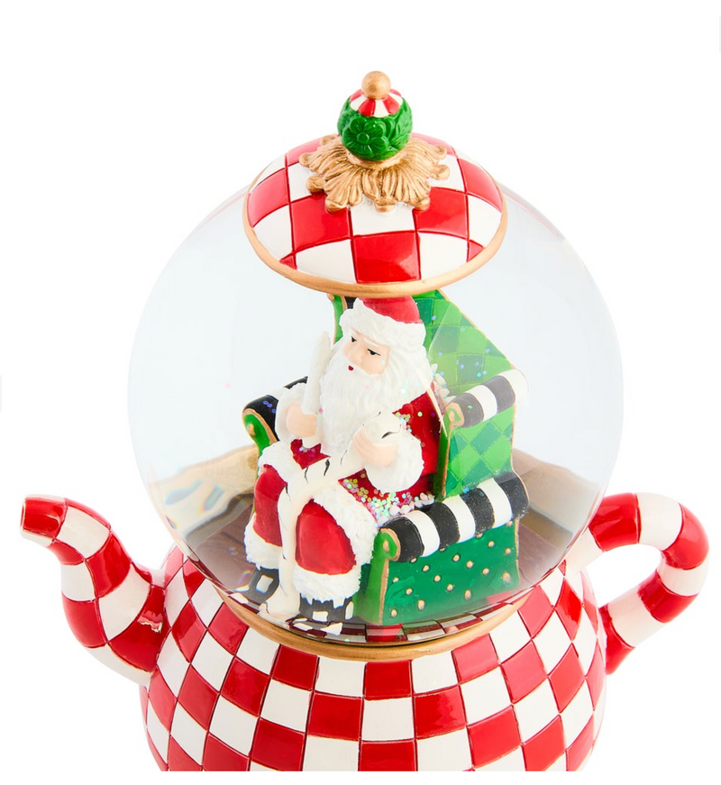Check It Out Teapot Snow Globe