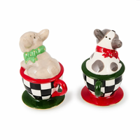 Check It Out French Bulldog Salt & Pepper Set