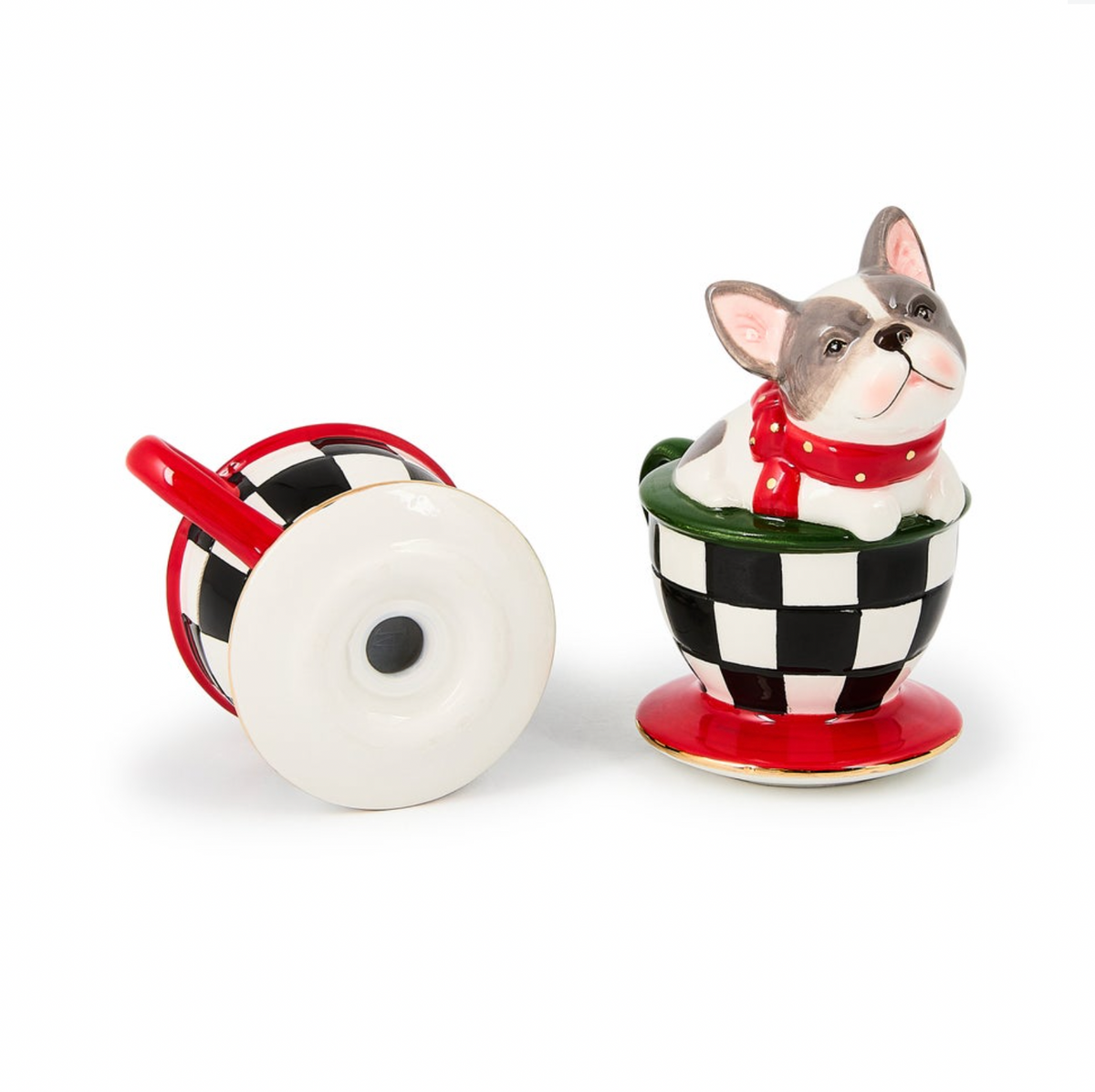 Check It Out French Bulldog Salt & Pepper Set