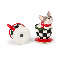 Check It Out French Bulldog Salt & Pepper Set