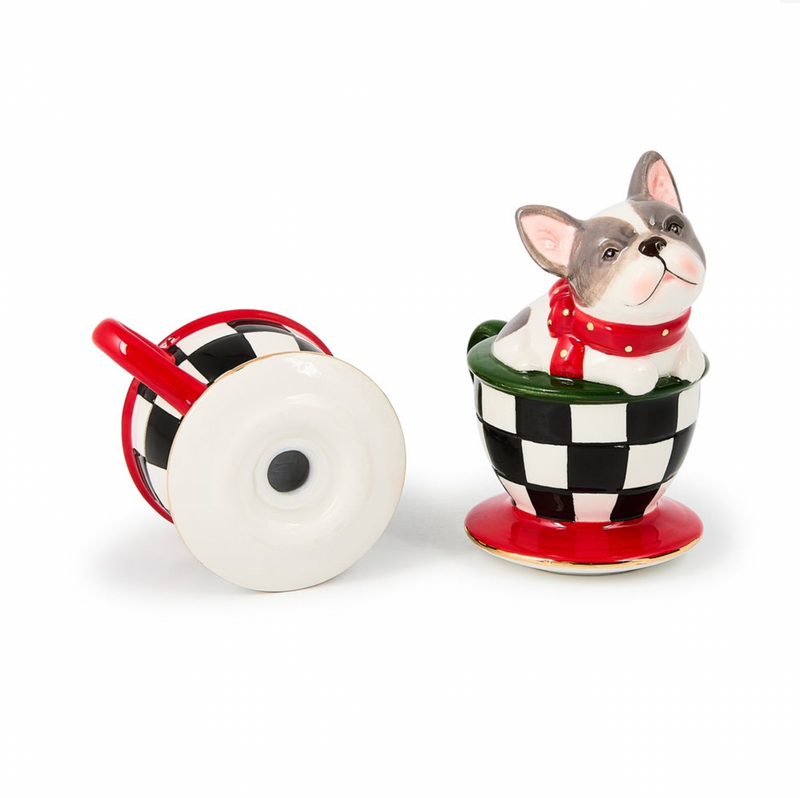Check It Out French Bulldog Salt & Pepper Set