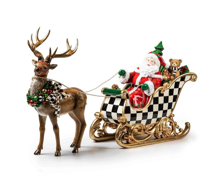 Night Before Christmas Santa & Sleigh