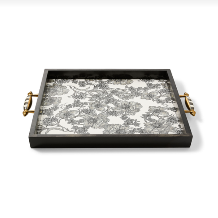 Courtly English Garden Serving Tray