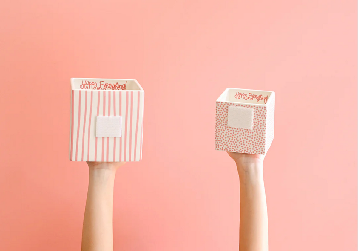 Pink Small Dot Small Mini Nesting Cube