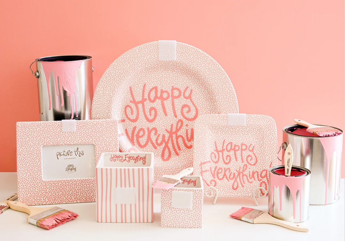 Pink Small Dot Mini Rectangle Frame