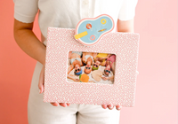 Pink Small Dot Mini Rectangle Frame