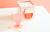 Pink Skinny Stripe Medium Mini Nesting Cube