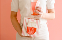 Pink Skinny Stripe Medium Mini Nesting Cube