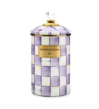 Violet Check Large Canister